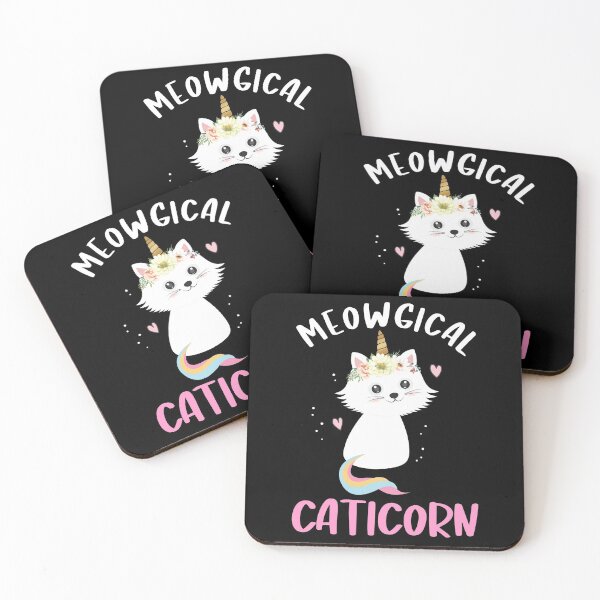 Item preview, Meowgical Caticorn - Cute Unicorn Cat designed and sold by Unicorn7Magic.