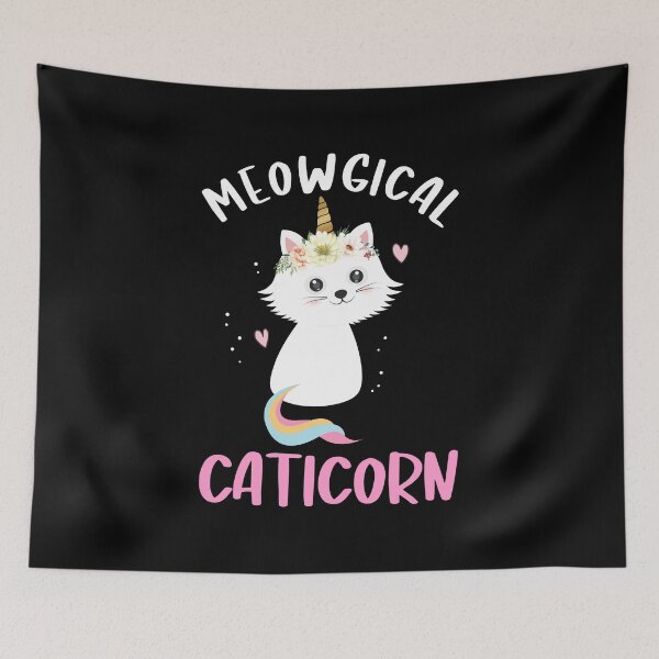 Item preview, Meowgical Caticorn - Cute Unicorn Cat designed and sold by Unicorn7Magic.
