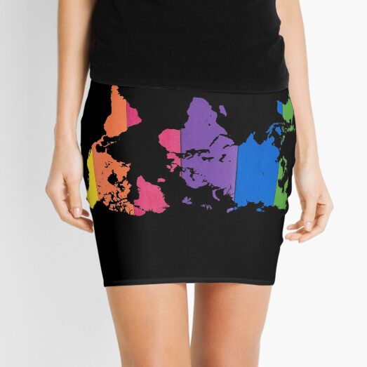 Item preview, Upside Down World Map With LGBTQ Colors designed and sold by yoshra.