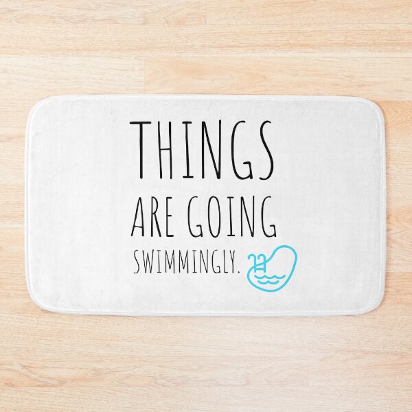 Item preview, THINGS ARE GOING SWIMMINGLY - SWING - COOL - MINIMAL  designed and sold by Tropical Blood.