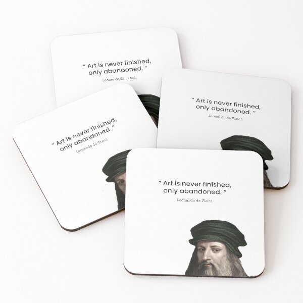 Item preview, Quotes - Leonardo Da Vinci designed and sold by TinyAF.