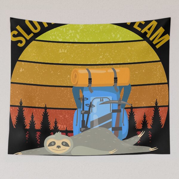 Item preview, National Parks Sloth Hiking Team We Will Get There When We Get There designed and sold by WhiteTears.