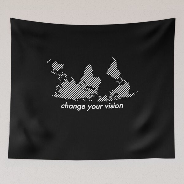 Item preview, Upside Down Map - Change your vision designed and sold by taddd.
