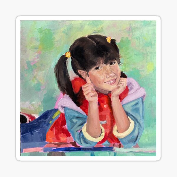 Punky Oil Painting Sticker