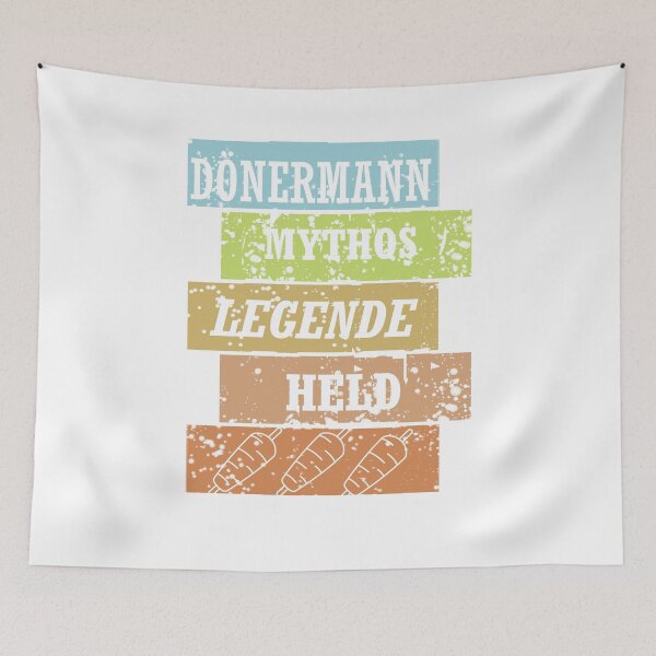 Item preview, Doner Doner Man Kebab saying funny designed and sold by Imutobi.