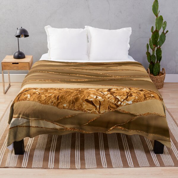 Item preview, Gold Glamour Faux Marble And Agate Landscapes designed and sold by MysticMarble.