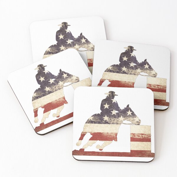 Item preview, Patriotic barrel racer designed and sold by mclaurin612.