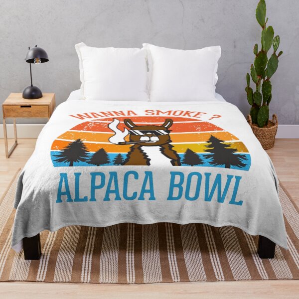 Item preview, Wanna Smoke Alpaca Bowl Stickers & Magnets ,Shirt designed and sold by Raminovitch.
