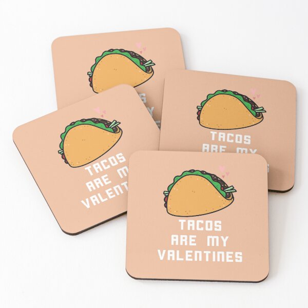 Item preview, Tacos are my valentines designed and sold by CricketDoodles.