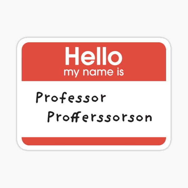 Item preview, professor professerson designed and sold by jennlang.