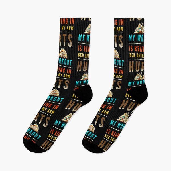 Item preview, My workout is reading bed until my arm hurts designed and sold by AW2 Designs.
