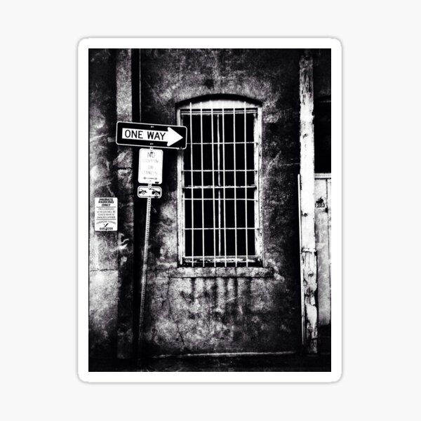 one way Sticker