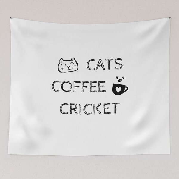Item preview, Cats. Coffee. Cricket designed and sold by TheGreenGoat.