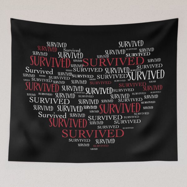 Item preview, Heart attack survivor / I survived heart attack  designed and sold by anodyle.