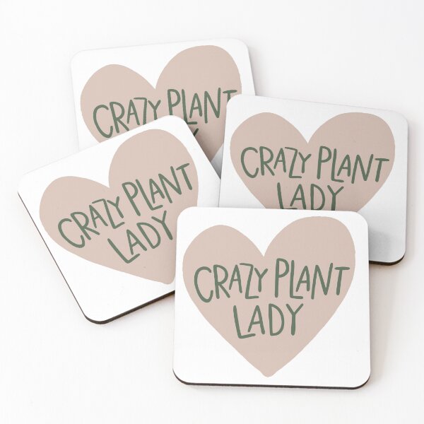 Item preview, crazy plant lady cute heart shape plants love mom designed and sold by am-mantilla2156.