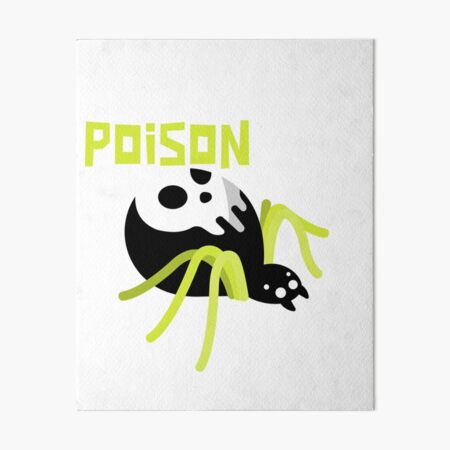 Poisoned Spider Art Board Print