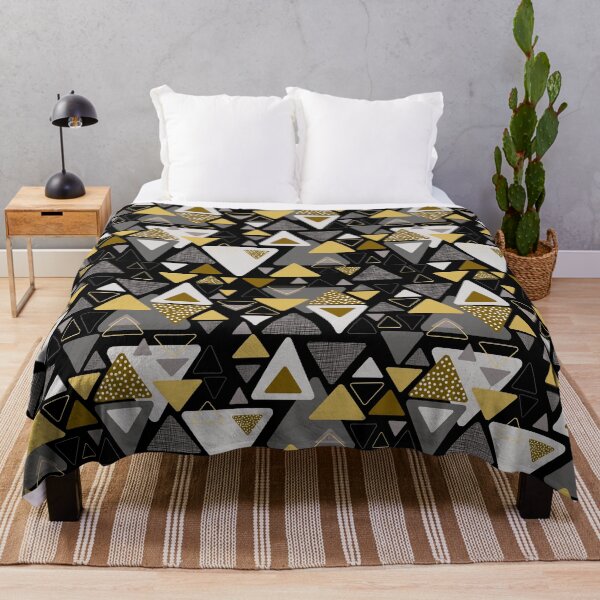 Item preview, Geometrical modern triagle pattern designed and sold by PurrfectCorner.