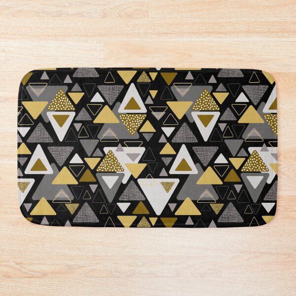 Item preview, Geometrical modern triagle pattern designed and sold by PurrfectCorner.
