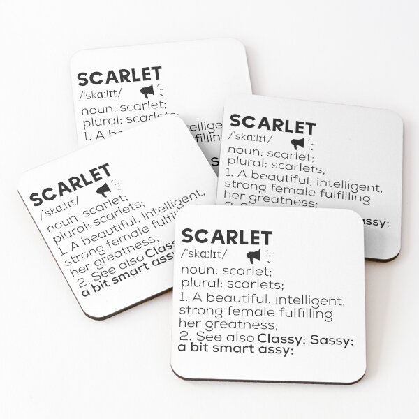 Item preview, Name Scarlet Definition designed and sold by Teelogic.