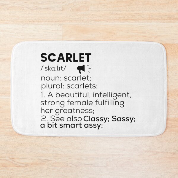 Item preview, Name Scarlet Definition designed and sold by Teelogic.