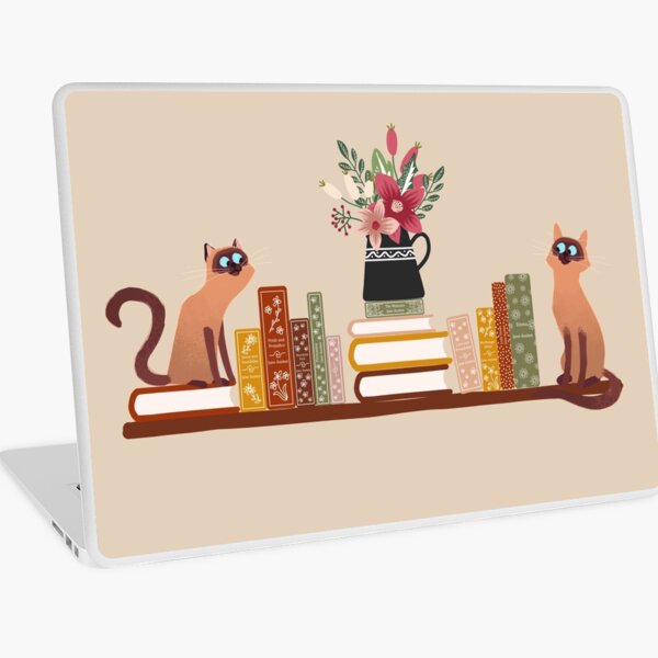 Vista previa del artículo con la obra «Gatos en estantería con literatura clásica», diseñado y vendido por space-kitten.