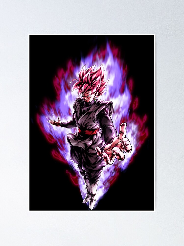 Rose Goku Black Manga Art  Magnet for Sale by Tammy1971