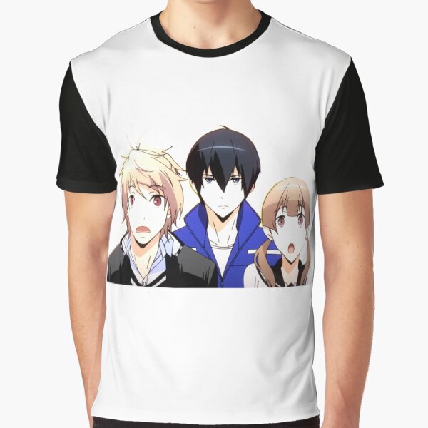 Vista previa del artículo con la obra «Riku, Takeru y Nana», diseñado y vendido por Rahrazorblade.