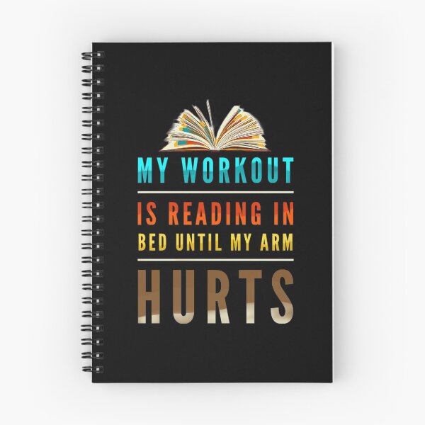 Item preview, My workout is reading bed until my arm hurts designed and sold by mwebba2005.