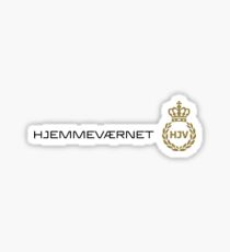 Hjemmeværnet (Dänische Heimatgarde) - Logo Gold Sticker