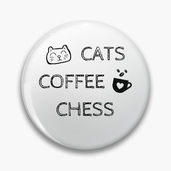 Item preview, Cats. Coffee. Chess designed and sold by TheGreenGoat.
