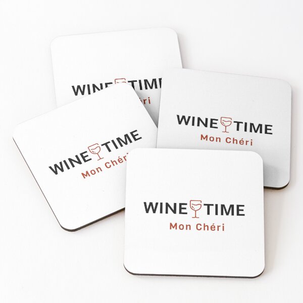 Item preview, Wine Time Mon Cheri designed and sold by Fit & Fun  Gallery.
