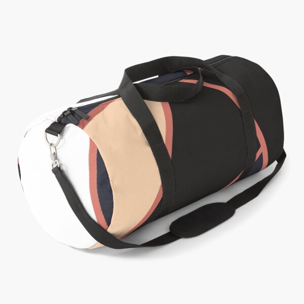 Item preview, Modern geometric triangle peach and black pattern designed and sold by Dear-Ashlin.