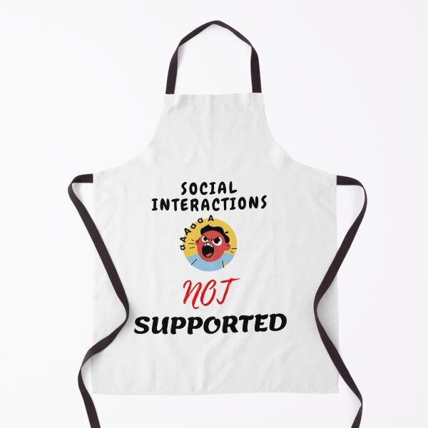 Item preview, Social interaction not supported sarcastic quote t shirt [SNS3] designed and sold by HIPNOTIZAR  CRAFTS.