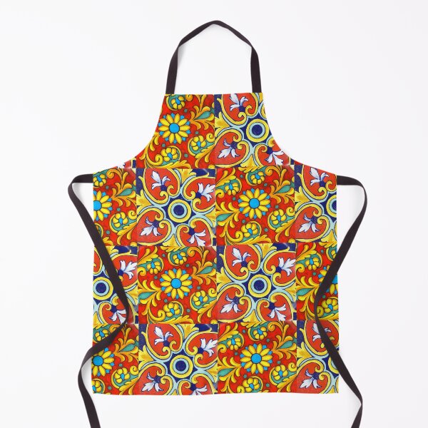 Item preview, Italy Tuscany Colorful Ceramic Mosaic Tile Pattern designed and sold by EdenLiving.