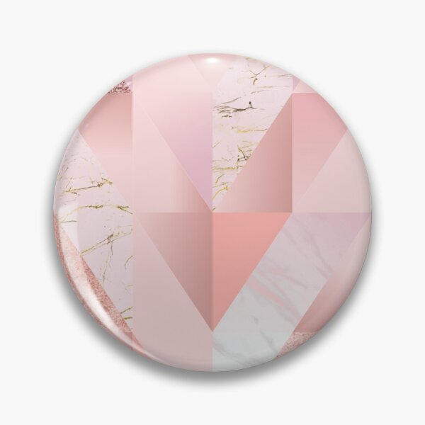 Item preview, Modern geometric triangle rose gold glitter marble pattern designed and sold by Dear-Ashlin.