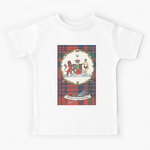 Item preview, Clan Murray of Tullibardine Vintage Tartan Crest Badge designed and sold by BagTown Clans.