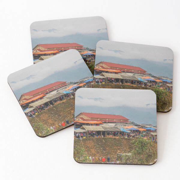 Item preview, A hill top tribal traditional market near Sapa, Vietnam designed and sold by SnapTPhotograph.