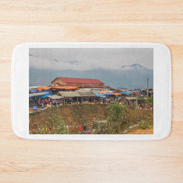 Item preview, A hill top tribal traditional market near Sapa, Vietnam designed and sold by SnapTPhotograph.