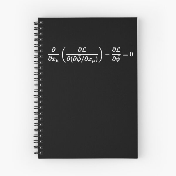 Item preview, euler lagrange equation of fields in a four dimensional space time dark version designed and sold by NoetherSym.