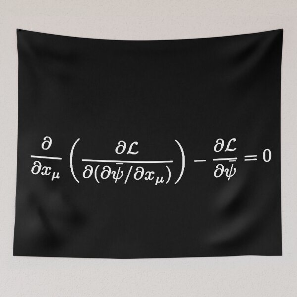 Item preview, euler lagrange equation of fields in a four dimensional space time dark version designed and sold by NoetherSym.