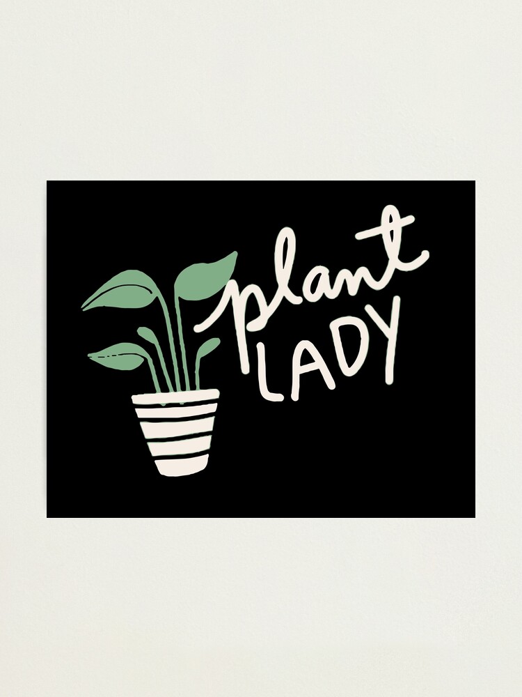 Lámina fotográfica «planta dama lindas maceta macetas plantas amor mamá  escritura cursiva mínimas» de am-mantilla2156 | Redbubble