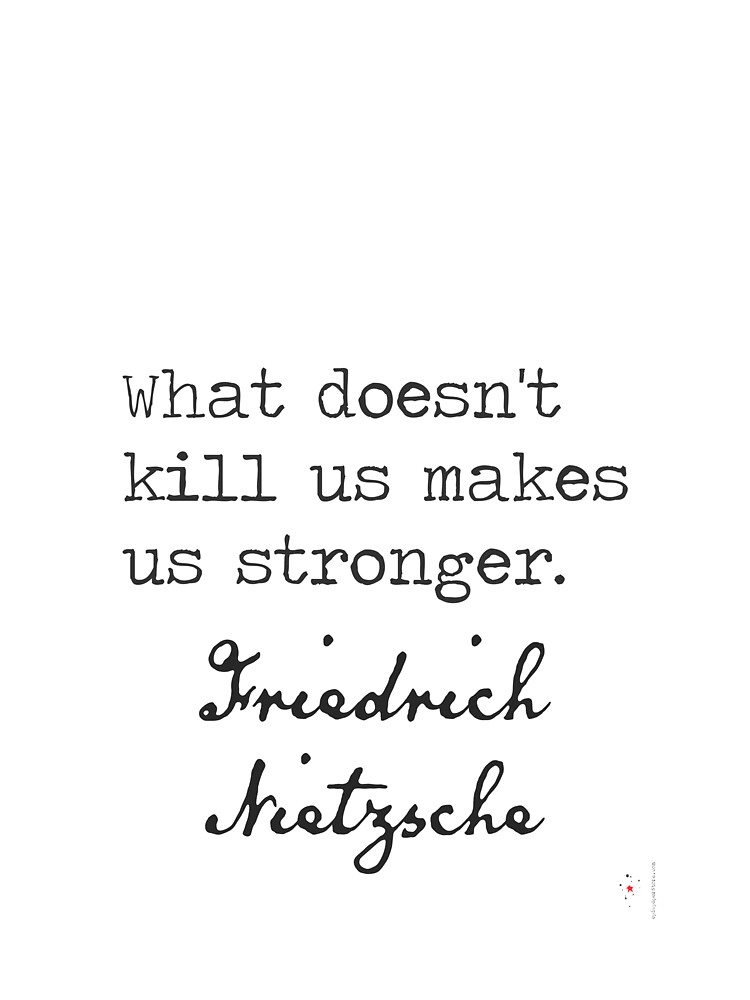Friedrich Nietzsche T-Shirt What Doesn't Kill Us Friedrich Nietzsche T-Shirt What Doesn't Kill Us