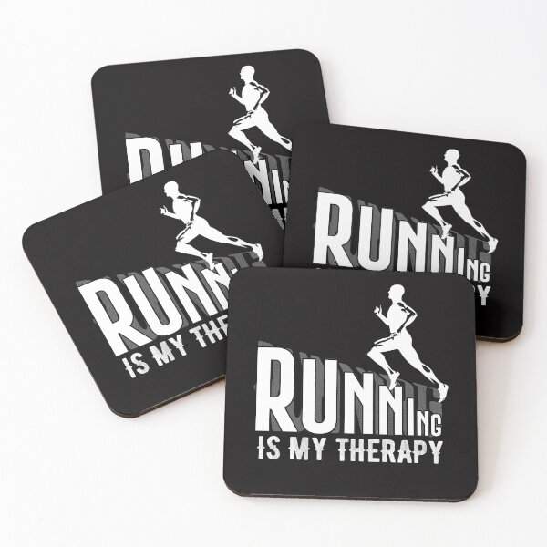 Item preview, Running Is My Therapy vintage style designed and sold by AJ DESIGN.