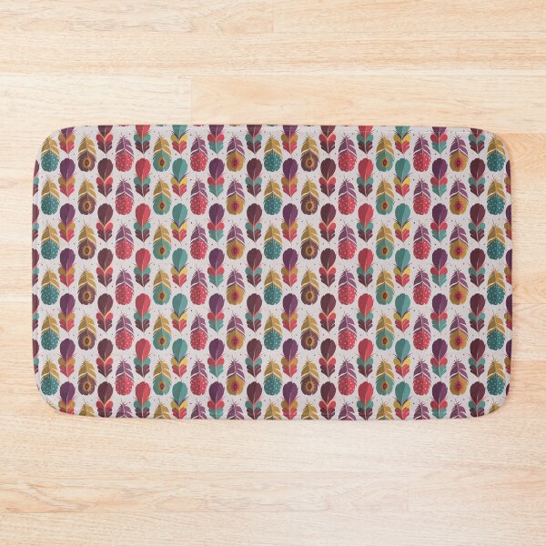 Item preview, Colorful Boho Pattern Flat Feathers Gifts designed and sold by SimoCompany.