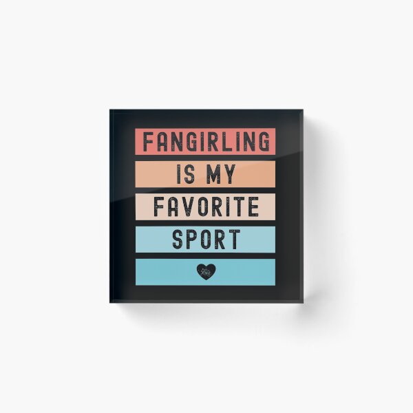 Item preview, Fangirling Is My Favorite Sport designed and sold by m95sim.