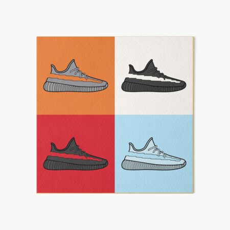 Vista previa del artículo con la obra «Póster Sneakerhead Yeezy 350 Boost Sneaker», diseñado y vendido por Art by Cleo.