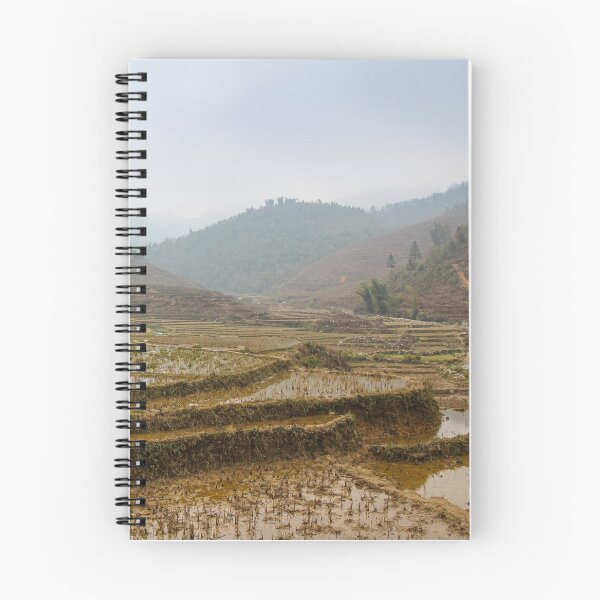 Item preview, A vietnamese rice terrace on a winters morning in Sapa, Northern Vietnam designed and sold by SnapTPhotograph.