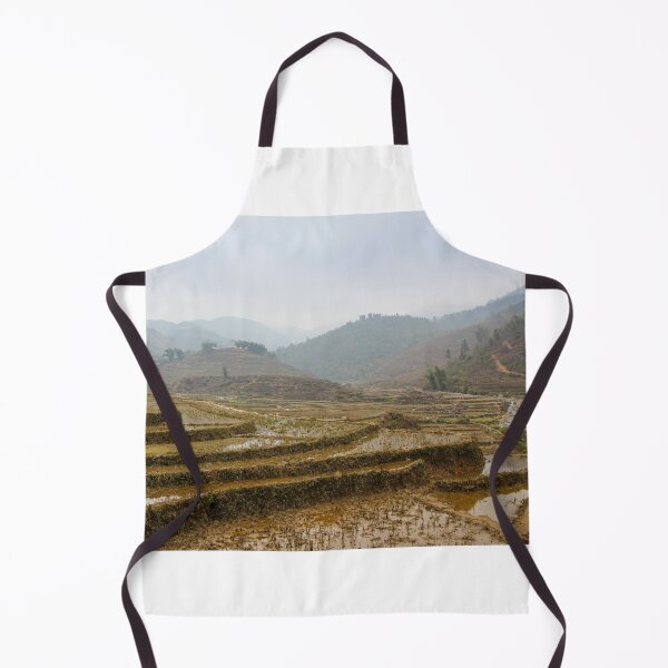 Item preview, A vietnamese rice terrace on a winters morning in Sapa, Northern Vietnam designed and sold by SnapTPhotograph.