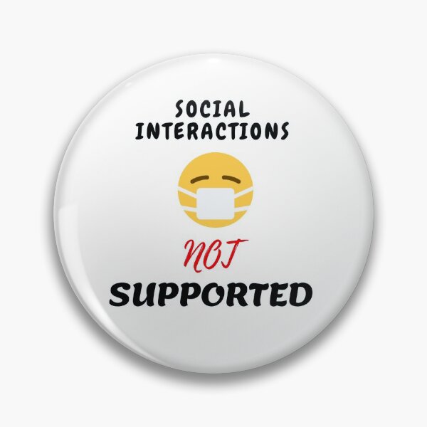 Item preview,   Social interaction not supported sarcastic quote t shirt [SNS8] designed and sold by HIPNOTIZAR  CRAFTS.