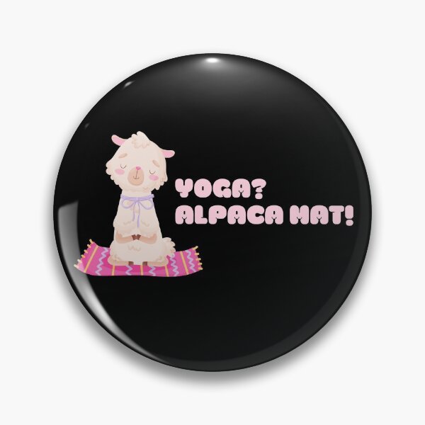 Item preview, Funny Yoga Alpaca Mat - Kawaii Alpaca Llama on Yoga Mat designed and sold by WonderWear.